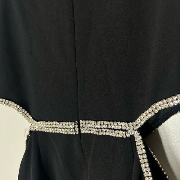 AQUA One Shoulder Cutout Waist Gown - 100% Exclusive - Picture 12 of 14